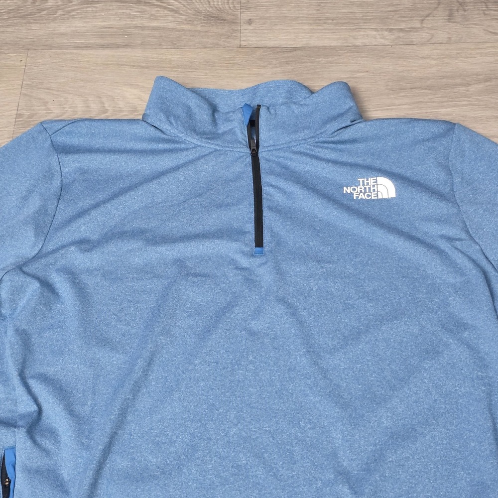 North Face Blue Sweater Mens Size Xlarge Lightweight‎ - Picture 2 of 6